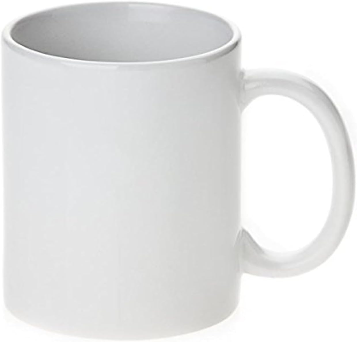 Buycrafty Ceramic Personalized Coffee Mug (White, 11oz)