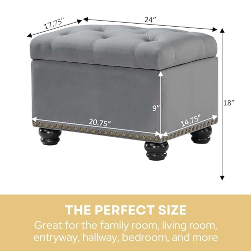 image for Convenience Concepts Designs4Comfort 5th Avenue Storage Ottoman 24