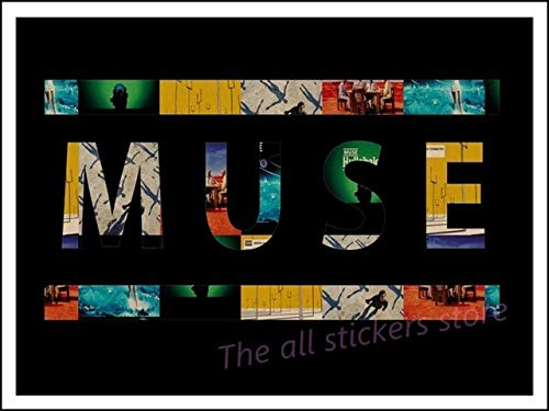 PHhomedecor Impressions sur Toile Posters,Poster Muse Gratuit Rock Music Vintage Retro Paper Poster Décoratif Autocollant Mural,50X70Cm sans Cadre Art Murale,Ph-534 Cover