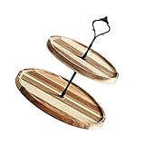 plateau de présentation simple, élégant et haut de gamme pour desserts, écologique et portable 【Assemblage facile】 - Plus de configurations compliquées ou d'instructions déroutantes. Notre support en T pour desserts en bois est conçu pour un assemblage simple, vous permettant d'installer et de démonter rapidement le support selon vos besoins. Cette fonctionnalité conviviale en fait un choix idéal pour les organisateurs de fêtes et les hôtes qui ont besoin configuration efficace sans sacrif