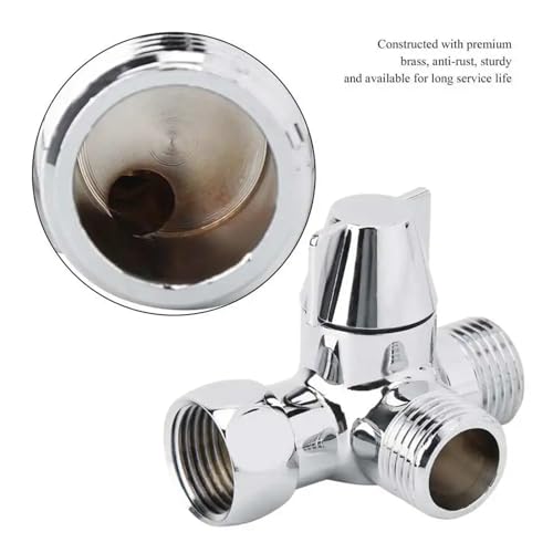 Adaptateur en forme de T G1/2 avec valve réglable de débit - 4