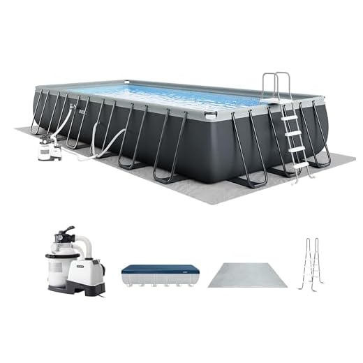 INTEX 26363EH 24ft x 12ft x 52in Ultra XTR Pool Set with Sand Filter Pump