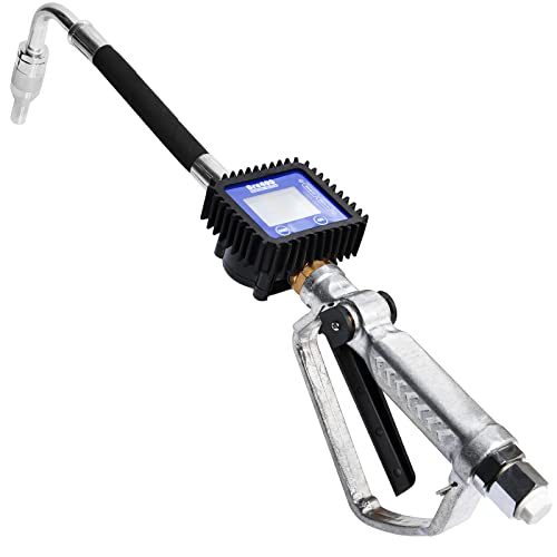 YFIXTOOL Digital Oil Control Valve Meter Nozzle, Pneumatic Oil Gun with 1/2