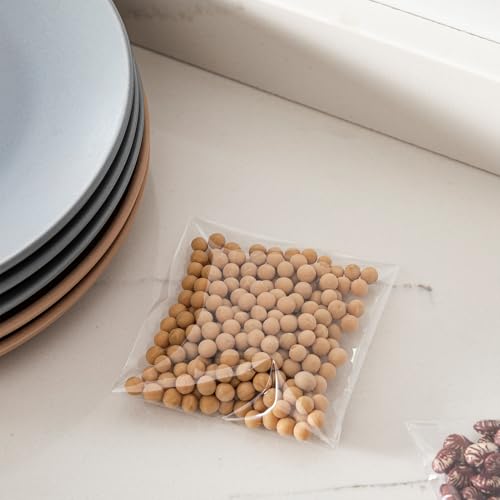 joybest 1000 Pcs 4 x 6 Inch Resealable Clear Cellophane Bags Self Sealing Plastic Cello Poly Bags