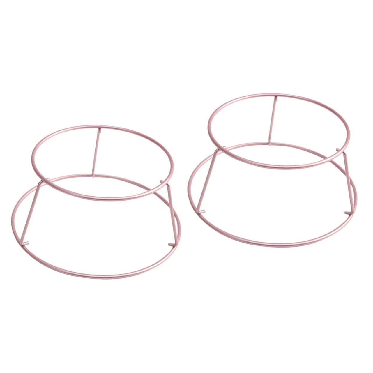 CONGARTENO 2pcs Professional Cake Cooling Rack Alloy Baking Stand for Cookies Bread and Pastries Multi-purpose Cooling and Storage Easy to Clean Space-saving Design