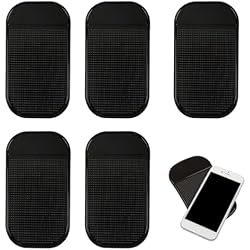 Para Sostener El Celular BZKSER Alfombrillas Antideslizantes para salpicadero Coche - 5Pcs Autoadhesivas, Gel de Silicona Lavable, para el Interior del Coche para sostener el teléfono Celular