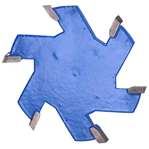 T-Slot Router Bit 6-Flute Woodworking Alloy Carbon Steel Extended Shank(1/2 Shank)