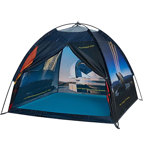 Mnagant Kids Play Tent -61â€x61â€x45â€ Imaginative Play Popup Tent Dome Tent Playhouse for Kids Indoor / Outdoor Fun-The Observatory Universe Space Theme Kid Tent for Boys and Girls