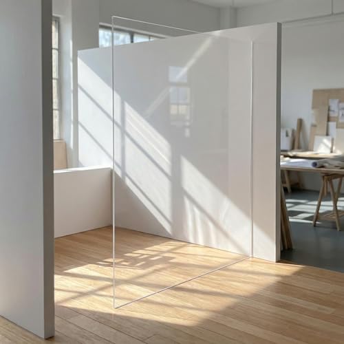 Protection de table en feuille acrylique transparente contre les rayures de bureau - 8