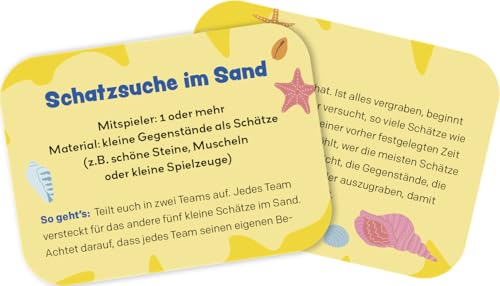 Ab ans Meer! 25 Spiele für den Tag am Strand: Spielideen für fröhliche Tage am Meer | Ideale Beschäftigung für Kinder ab 5 Jahren