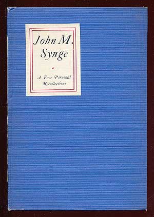 John M. Synge: A Few Personal Recollections B001N8KKA8 Book Cover