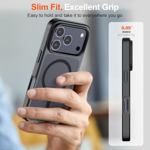 SUPFINE Magnetic for iPhone 18 Pro Max Case 17 Pro Max Case Black - image 7