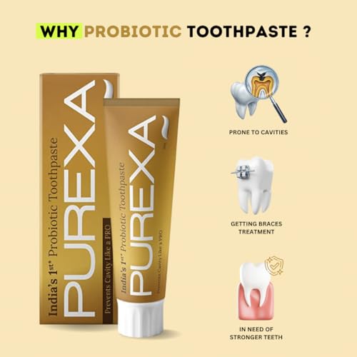 Image of Probiotic Toothpaste Pack of 2 (100g Each) | Anti-Cavity Fluoride Toothpaste for Healthy Gums & Stronger Teeth | Chemical-Free | Advanced Oral Care