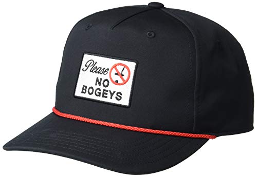 adidas Golf Golf Men s Patch Snapback Hat, Black, One Size Fits Most