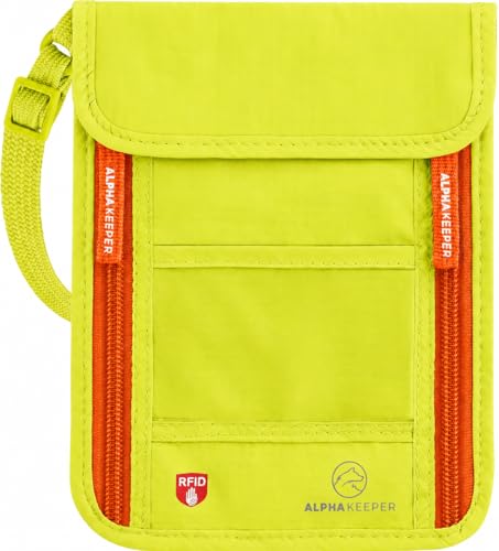 Image of Neck Wallet, Travel Pouch For Passport Holder And Documents, Travel Neck Wallet For Traveling Women