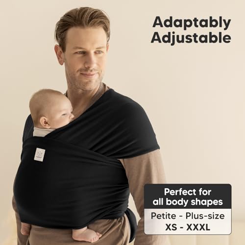 Keababies Baby Wrap Carrier - All In 1 Original Breathable Baby Sling thumb #3