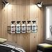 Up to Five 32 oz Spray Bottle Rack – Wall Mount Organizer | Heavy Duty Metal Holder for Cleaning, Chemical, or Detailing Bottles | Safe & Space-Saving Storage for Garage, Shop, or Janitorial Use