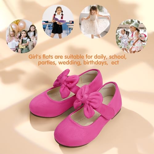 Image of PANDANINJIA Toddler Dress Shoes Flower Girls Ballet Flats