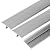 uxcell 3 Pcs Aluminum T Molding Floor Transition Strip, 0.8" x3 Ft Moulding Transition Strip for Doorway, Laminate Flooring, Joining Flooring Gaps of Laminate Planks Tile, Grey