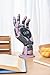 hobbyhaha Cyberpunk Mechanical Hand Digital Alarm Clock, Steampunk Resin Statue, Desk Decor