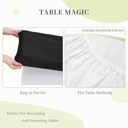 Nappe carrée élastique 30x30 imperméable bohème en polyester pour table - 4