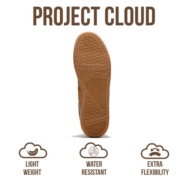 Image of Project Cloud Mens Sneakers - Eco-Crafted Leather Memory Foam Insole Dress Shoes for Men Non Slip Laced-Up Water-Resistant Mens Casual Shoes - Dress Sneakers 2026