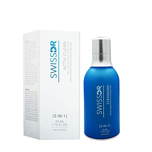 SwissDR 2 in 1 Active Clean, Swiss Purifying Cleansing Gel Wash, Pore Purifying, Deep Cleansing Balancing, 50ml