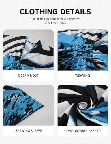 Image of Bsubseach Women Floral Print Kaftan Dresses Plus Size Bathing Suit Cover Up Moo Moos Caftan Beach Dress for Swimwear Summer