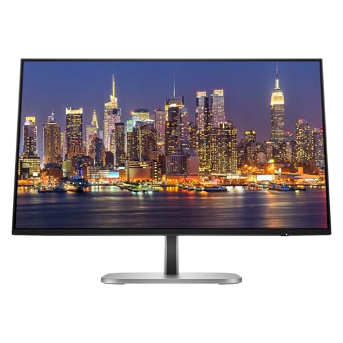 Image of HP Series 5 Pro 24-inch 524pu Full HD (1920 x 1080) LCD Monitor, 2-Pack USB-C Daisy Chain, DisplayPort, USB Hub Bundled with Desk Mount Dual Monitor Stand