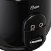 Oster Titanium Infused DuraCeramic 6-Cup Rice & Grain Cooker with Steam Tray, Silver/Black (CKSTRC61K-TECO)