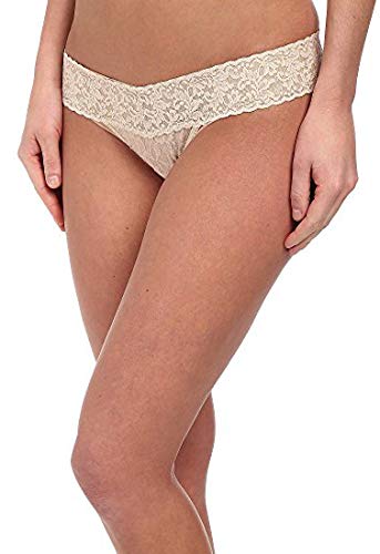 Bold Nazar.Com Presents Light Cream V Shape Lace Waistband Thong Panty-picture-23