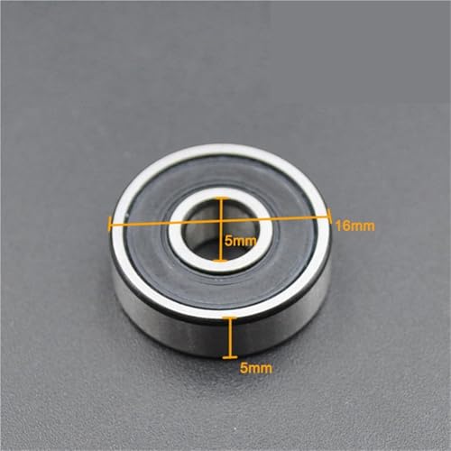 Roulement roller wheel 625 2RS premium scellé avec bague interne alésage 5mm - 2