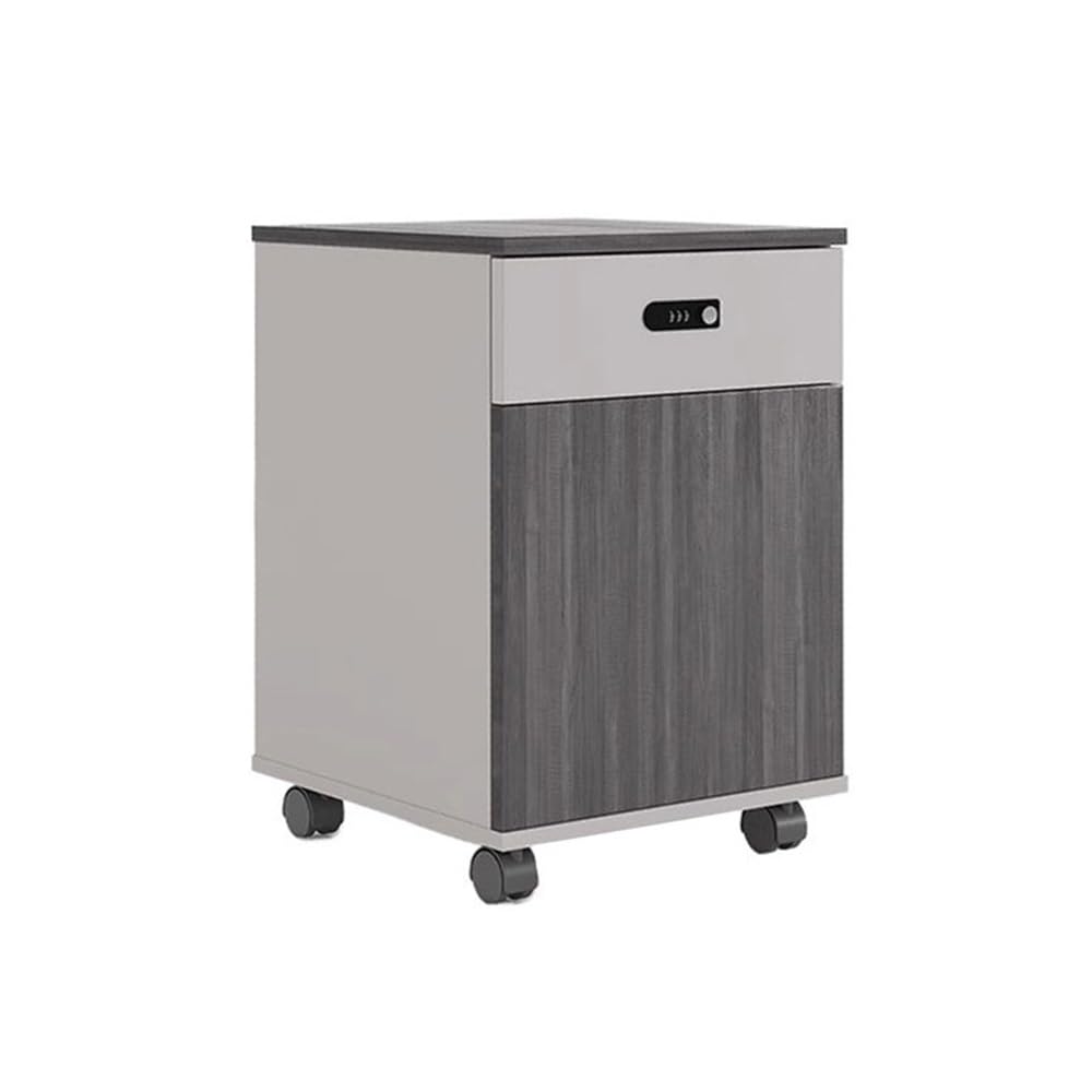 YNIYUJKL Office Storage File Cabinet Drawer Short Cabinet Wooden Under Desk File Cabinet Office Data Organizer Storage Cabinet Sideboard With Lock Filing Cabinet For Legal