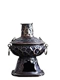 Kupfer-Hot Pot, traditioneller mongolischer Shabu-Topf mit Kamin, ideal für Familienfeiern und Restaurants, 3,8 l Fassungsvermögen