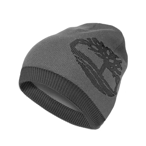 Bonnet homme Timberland hiver chaud doux motif arbre jacquard extensible