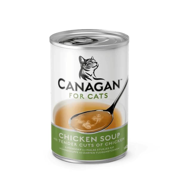 Canagan Chicken Soup, with Tender Cuts of Chicken For Cats (30 x 140g Cans) offer deal price