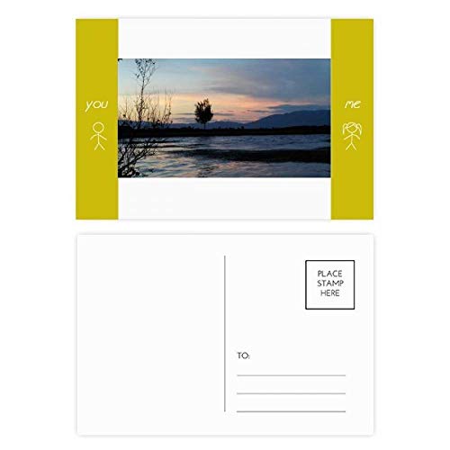 Carte postale Sunset Beach lot de 20 pièces pour réussir tous vos mots de remerciement