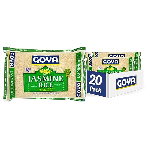 Image of Goya Organic Thai Jasmine Rice, Fat Free, Sodium Free, Vegan, Kosher Friendly, 32 Ounce(Pack of 20)
