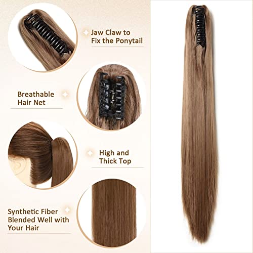 TESS Claw Clip in Ponytail Hair Extensions - Image 3