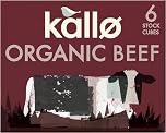 Kallo Organic Vegetable Stock Cubes, Gluten Free, Vegetarian & Coeliac Friendly, No Artificial Colours, Flavours or Preservatives, Premium Veg Stock for Broth, Soup, Sauces & Gravies, 90 Pack – 15x66g