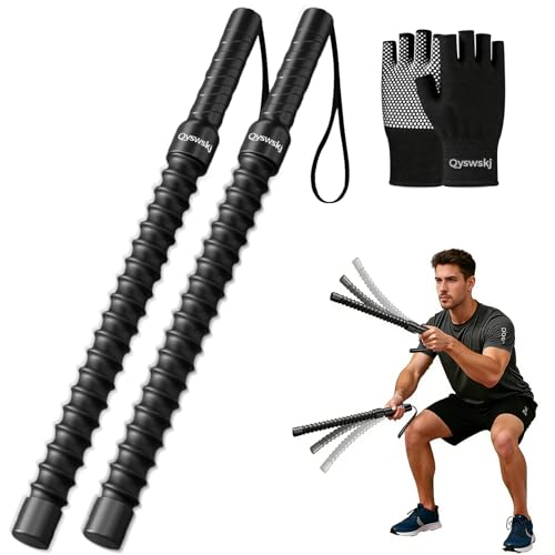 Battle Ropes, Cordless Battle Ropes, Suitable for High-Intensity Interval Training, Quiet Fitness Equipment for Men & Women, Versatile Exercise Equipment for Apartment and Travel Exercise (Black)