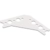 Pitsco Education TETRIX Prime Aluminum 120 Degree Gusset, Robotics Building Elements, Spare Parts for Robotics and Vehicles, Package of 10, Compatible Also with TETRIX MAX Robotics Elements