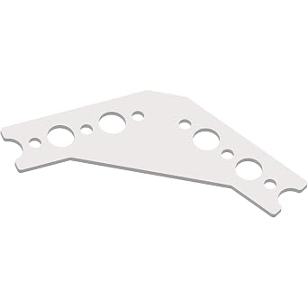 Pitsco Education TETRIX Prime Aluminum 120 Degree Gusset, Robotics Building Elements, Spare Parts for Robotics and Vehicles, Package of 10, Compatible Also with TETRIX MAX Robotics Elements