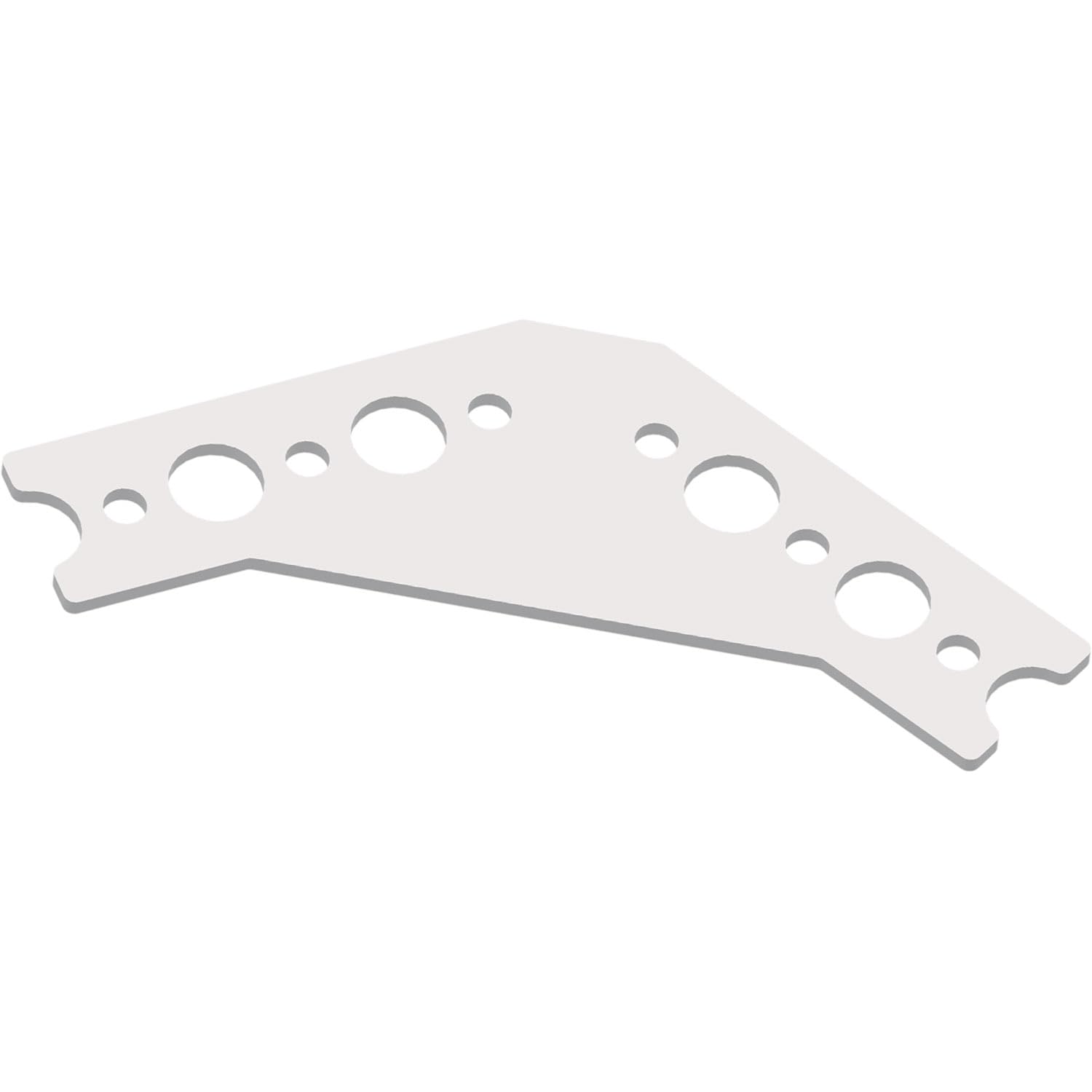 Pitsco Education TETRIX Prime Aluminum 120 Degree Gusset, Robotics Building Elements, Spare Parts for Robotics and Vehicles, Package of 10, Compatible Also with TETRIX MAX Robotics Elements