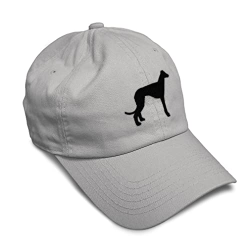 Soft Baseball Cap Italian Greyhound Silhouette Embroidery Dogs Tw...