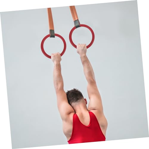 Anillas de Gimnasia 2pcs KICHOUSE Rojas para Ejercicio miniatura 7