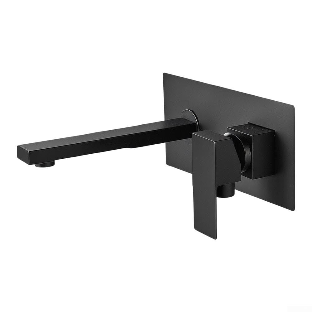 Grifo mezclador monomando para pared, 1,2 GPM, ahorro de agua, aireado