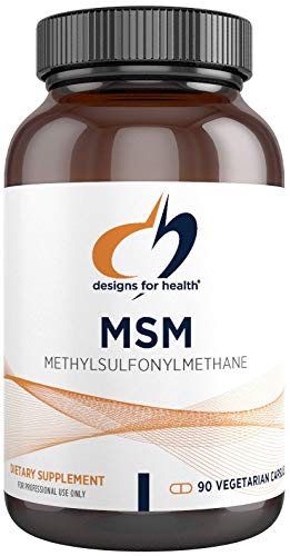 Designs for Health MSM Capsules - 1000mg (1g) Methylsulfonylmethane Pills to Help Support Joints, Collagen Production + Healthy Skin - Sulfur-Supplying Compound - Non-GMO Supplement (90 Capsules)