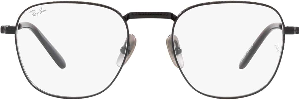 Amazon.com: Ray-Ban RX8258V Frank Titanium Square Amazon.com: Ray-Ban RX8258V Frank Titanium Square