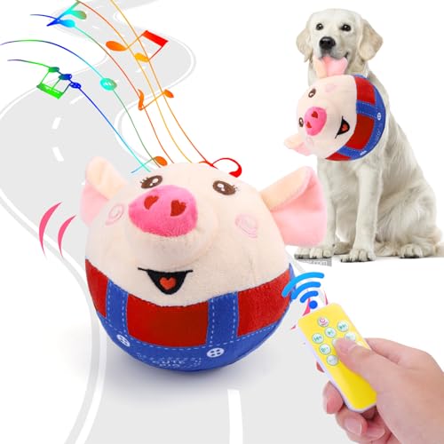 Baborui Remote Control Interactive Dog Toys Pig cover